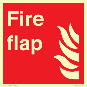Fire flap